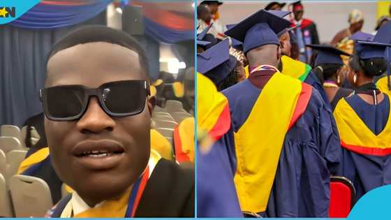 UCC graduate laments about the risk of being jobless as he attends graduation, video evokes sorrow