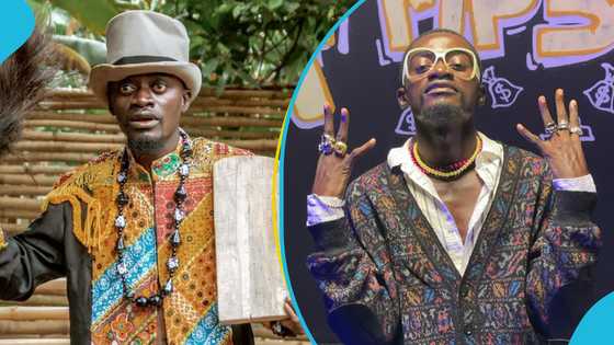 Lil Win does masonry job, chisels and hammers a hardened concrete floor in video