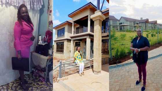 Lady who failed 'BECE' & worked as house help celebrates becoming landlady at age 30