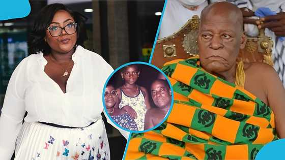 AJ Sarpong publicly speaks on her father Nana Akuoko Sarpong's demise at 85