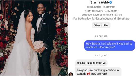 Black couple who met through Instagram weds in elegant wedding, photos melt hearts: "I love it"