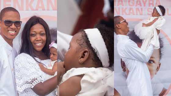 Meet Mia Gayra Ahenkan Sosu, the latest addition to Madina MP's family(Photos)