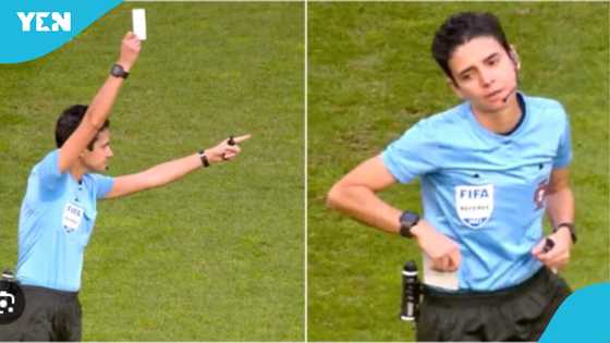 When referee made history with football’s first-ever white card