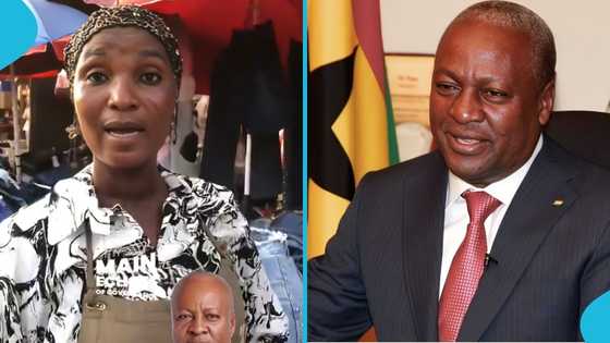 Despite approval drop, market vendor pushes for Mahama’s extended term, calling him a saviour