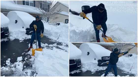Man digs himself out of snow in America, complains of body ache, shares photos