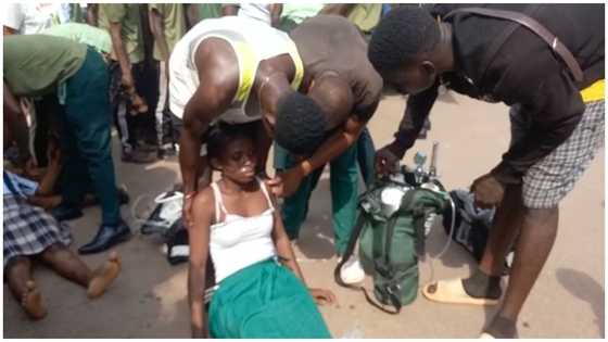 Police accused of firing tear gas at demonstrating Islamic SHS students, scores rushed to hospital