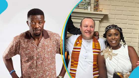 Kwaku Manu speaks about his ex-wife Naa Okailey, says he did not want to ran mad nor die in the marriage