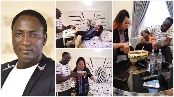 Pastor gifts wife GHC300ok; she ‘collapses’ on their bed in joy in video; internet reacts