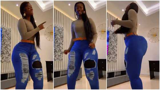 Sheena Gakpe: Actress slays in tight ripped jeans as she dances in cute video, fans gush: “Slayer”