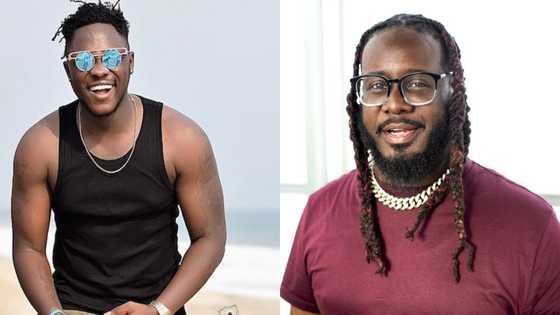 Medikal finally gets a response from American rapper T-Pain after the initial 'Yawa'; photo drops