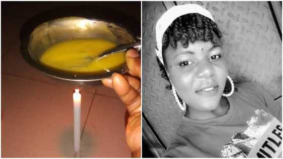 Mum shares photo as she uses candle stick to make custard for her kid after gas finished at night