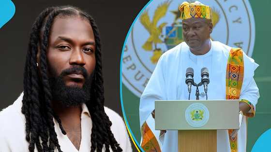 Samini chastised by Ghanaians after congratulating president John Mahama on his swearing-in