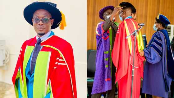 Ghanaian man earns first PhD in Mining Engineering from UMaT; drops beautiful photos