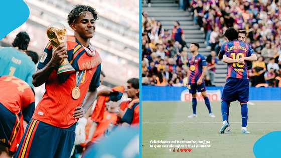 Barcelona star Lamine Yamal faces calls to undergo facial transformation after Gavi's complete hair change