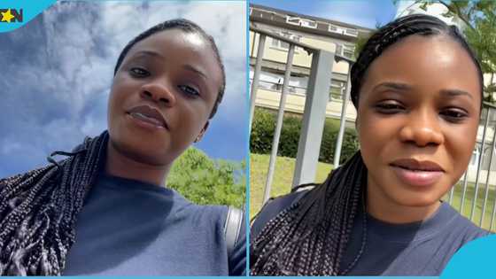 Ghanaian lady relocates to the UK, laments in video about work: "Is this what I prayed for"
