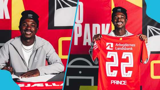 Prince Amoako Jnr Follows Kudus' Footsteps as He Signs First Contract at Nordsjaelland
