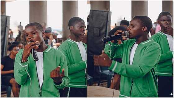 This is talent: Kid chess player discovered under Oshodi Bridge shows cool singing skills, video stuns many