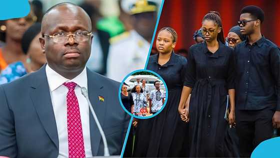 Late Omane Boamah's children make rare public appearance a year after his death in the helicopter crash