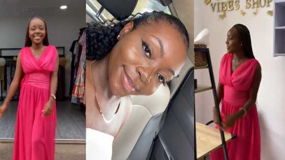 Cute boss babe: Young GH lady celebrates opening a physical store for her Instagram business