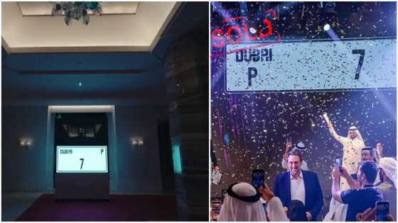 Dubai Driver spends $15 million on world's most expensive number plate: "P-7"