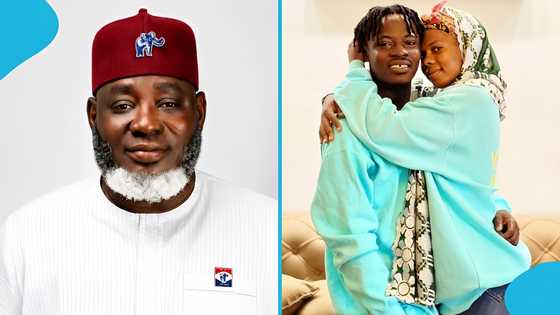 Drama as NPP's Chairman Buga Buga responds to claims of 'stealing' Fancy Gadam's wife, video