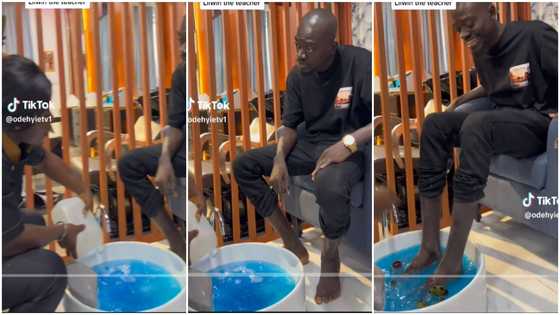 Lil Win gets pedicure in video; pronounces 'solution' wrongly