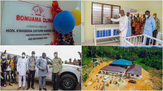 Kasapreko CEO donates GHC2m polyclinic; Nissan pick-up to his hometown (photos)