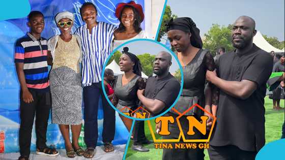 Elder Frank Donkor’s surviving child files past the mortal remains of her brothers, stirs emotions