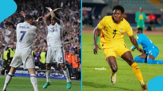 U20 AFCON: Ghana takes early lead vs Senegal, celebrates with Ronaldo’s iconic move (Video)