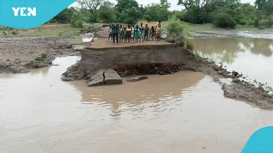 Bridge collapse cuts off communities in Wa West after heavy rains