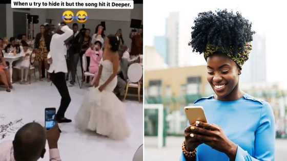 Groom busts into killer moves during 1st dance with wifey at wedding reception: “When the song hits deeper”