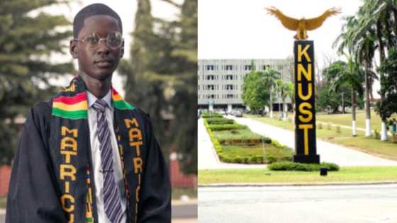 'Best wishes to me' - Ghanaian who successfully enrolled in KNUST to study Electrical Engineering