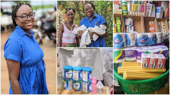 Mom of preterm twins discharged after kind donors paid her hospital bills; gets items to start mini provision shop