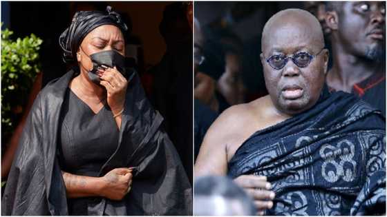 Video drops as Afia Schwar begs Nana Akufo-Addo for 'Nsaabo' after late dad's one-week