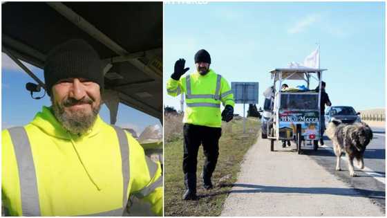 Man who started trekking since 2021 from UK reaches Turkey, wants get to Mecca in July by foot