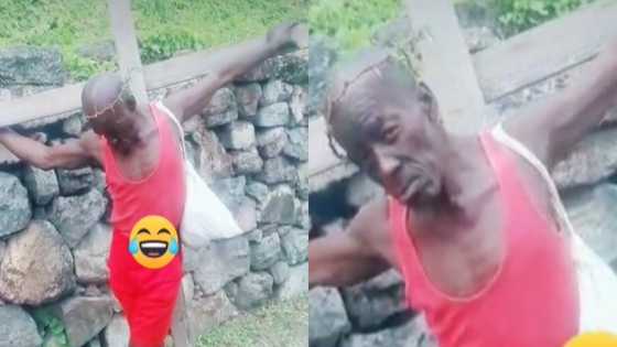 Video of local champion acting as Jesus on a roadside cross cracks people up on social media