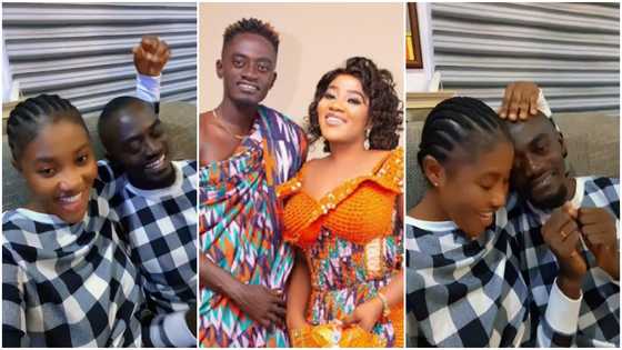 Lil Win bonds with wife after her arrival from the US; video warms hearts