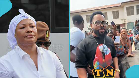 Angel Asiamah rejoices with crowd as court reduces Agradaa’s sentence