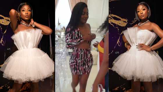 Y'all just wild: Efya replies critics as video of her big belly bump causes confusion online