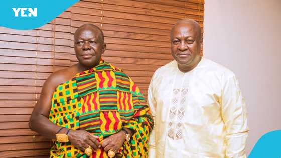 Election 2024: John Mahama informs Asantehene Otumfuo Osei Tutu II of his victory