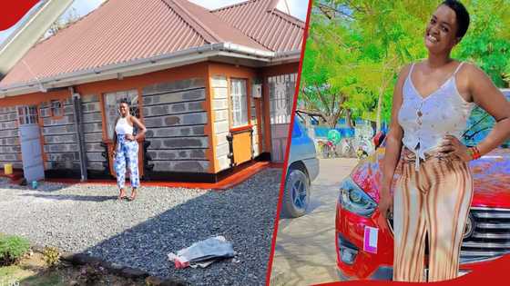 Woman excited as baby daddy buys her $24,288 house and renovates it: "Got me a car"