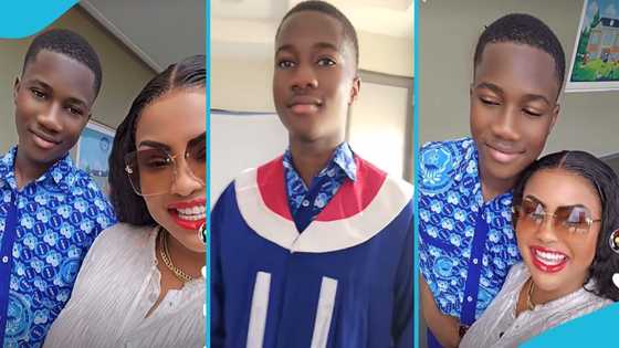 Excited McBrown attends Mercy Asiedu's son's graduation, hails him in video