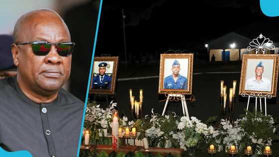 Officers killed in helicopter crash given posthumous promotions, Mahama announces new ranks