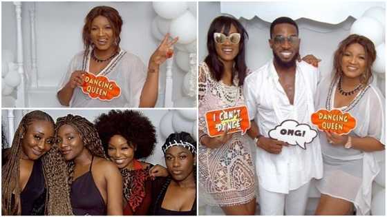 More exciting photos from Genevieve Nnaji's private 40th birthday celebration pop up