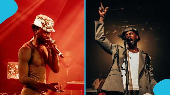 Fan punches Black Sherif, bursts his mouth during his live performance