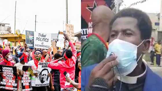 I'm protesting because my church members can't pay offering and tithe - Pastor stirs laughter at #FixTheCountry