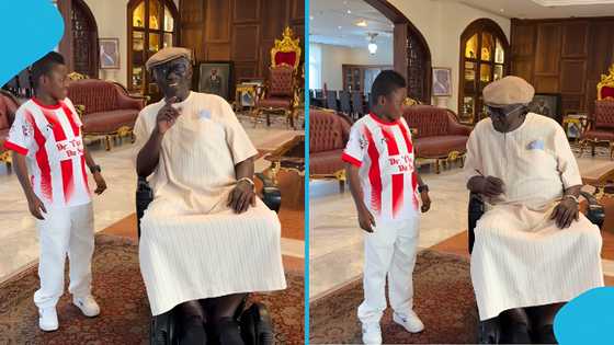 Former President Kuffuor's rare appearance with Yaw Dabo sparks strong reactions from Ghanaians; video emerges