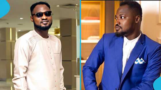Funny Face: Embattled Ghanaian comedian introduces new lady to fans after renouncing his children
