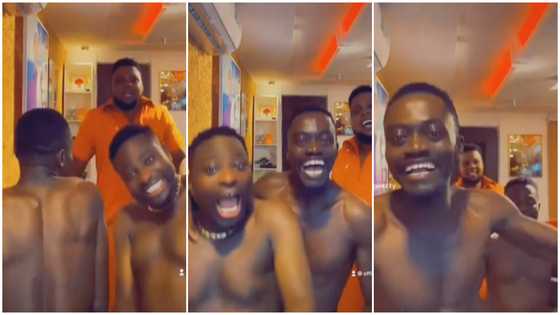 Brother Sammy and Lil Win go shirtless play like little kids in funny video
