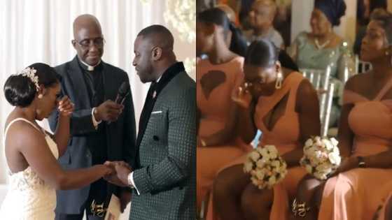 You are special - Crowd tears up in video as man gives bride sweet vows during wedding